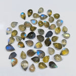 Load image into Gallery viewer, 2,3,4,5,6 pcs 100% Natural Labradorite Drop Shape Gemstone, Natural Drop Shape Gemstone, Gemstone for Jewlery, 3X5- 7X4.5 mm (Approx)