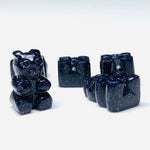 Load image into Gallery viewer, Black Sunstone Hand Carved Teddy Shape Beads, Sunstone Teddy Shape Carving Loose Gemstone Beads for Jewlery, Sunstone Gemstone Bead, 12X8 MM
