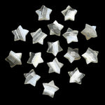 Load image into Gallery viewer, White Lace Agate Faceted Star Shape Beads, Natural White Lace Agate Star Shape Briolettes, Loose Star Gemstone Charms for Jewelry, 10 MM