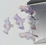 Load image into Gallery viewer, Natural Pink Amethyst Hand Carved Bat Shape Beads, Amethyst Bat Shape Loose Gemstone Beads, Fancy Shape Carving Beads for Jewlery 20X10 MM