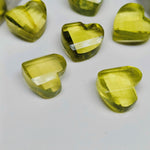 Load image into Gallery viewer, 2,3,4,5,6 pcs 100% Natural Lemon quartz twisted heart Shape Carved Gemstone, Loose Gemstone, fancy Shape Gemstone, Carved Gemstone 12 mm
