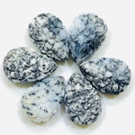 Load image into Gallery viewer, 1,2,3,4,5,6 pcs 100% Natural Dendrite Opal Pear Shape Carved Gemstone, Pear Shape Carving, Carved Gemstone For Jewellery 17.8X12 mm