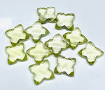 Load image into Gallery viewer, 2,3,4,5 Pcs Natural Lemon Quartz Hand Carved Flower Shape, Carved Flower Shape Gemstone For Jewellery, Flower Shape Gemstone, 12 mm
