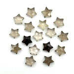 Load image into Gallery viewer, Natural Smokey Quartz Star Shape Briolettes, Hand Carved Faceted Star Shape Beads, Star Gemstone Charms for Jewelry Making, 10 MM Charms