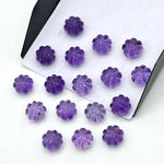 Load image into Gallery viewer, Superb Quality Purple Amethyst Melon Shape Beads, Hand Carved Pumpkin Shape Gemstone Beads, 6X8 MM Natual Amethyst Beads For Jewelry & Craft