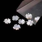 Load image into Gallery viewer, 1 Pc Pearl Flower Shape Beads, Mother of Pearl Hand Carved Flower Gemstone for Jewelry, Hand Carved Floral Beads, 15 MM, Top Drill Beads