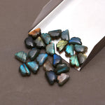 Load image into Gallery viewer, Natural Labradorite Smooth Cloud Briolette's, Flashy Labradorite Cloud Shape Beads, Hand Carved Cloud Charms, Craft Making Beads, 16X10 MM