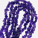 Load image into Gallery viewer, AAA quality 100% Natural Amethyst Chip shape beads, 16" inch strand, Amethyst Chip Shape gemstone for Jewellery, 4 mm