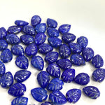 Load image into Gallery viewer, AAA Quality 2,3,4,5 Pcs 100% Natural Lapis Lazuli Leaf Shape Briolettes Carving Gemstone,Leaf Shape Gemstone,Gemstone For Jewellery 8.5X6mm