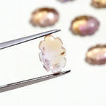 Load image into Gallery viewer, 100% Natural Ametrine Clouds Shape Beads, AAA Ametrine Smooth Cloud Shape Beads, Carved Cloud Shape Charms, 12 MM, Loose Carved Briolettes