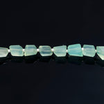 Load image into Gallery viewer, Aqua Chalcedony Nuggets Shape Beads, Aqua Blue Chalcedony Tumble Shape Gemstone Beads, 6X8-7-9MM, 8" Faceted Jewelry Making Loose Beads