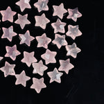 Load image into Gallery viewer, Miniature Stars, Natural Rose Quartz Faceted Carved Star Beads, Star Shape Gemstone for Jewelry, 8 mm Star Shape Briolette's, Star Charms