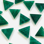 Load image into Gallery viewer, AAA Quality 100% Natural Green Strawberry Quartz Triangle Shape Loose Gemstone, Triangle Shape Loose Gemstone, Gemstone For Jewellery