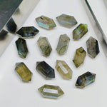 Load image into Gallery viewer, Natural Labradorite Pencil Shape Gemstone, Flashy AAA Labradorite Pointed Pencil Shape Carving, Double Side Point Pencil, 10 MM Beads