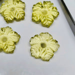 Load image into Gallery viewer, 2,3,4,5,6 pcs 100% Natural Lemon Quartz Fancy Shape Carved Gemstone, Loose Gemstone, Fancy Shape Gemstone For Jewlery, Carved Gemstone 16mm