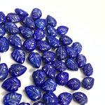 Load image into Gallery viewer, AAA Quality 2,3,4,5 Pcs 100% Natural Lapis Lazuli Leaf Shape Briolettes Carving Gemstone,Leaf Shape Gemstone,Gemstone For Jewellery 8.5X6mm