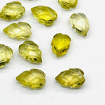 Load image into Gallery viewer, Natural Lemon Quartz Leaf Shape Gemstone Beads, 9X13 MM Leaf Shape Briolette's Beads, Lemon Quartz Faceted Beads For Jewelry & Craft Making