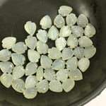 Load image into Gallery viewer, 2,3,4,5 pcs 100% Natural 2,3,4,5 pcs White Moonstone Leaf Shape Briolettes Carving Gemstone,Leaf Shape Gemstone,Gemstone ForJewellery 9X7 mm