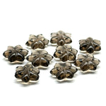Load image into Gallery viewer, Natural Smoky Quartz Flower Shape Carved Gemstone, Flower Shape Carving Loose Gemstone Beads, 15mm Fancy Shape Hand Carved Beads for Jewlery