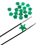 Load image into Gallery viewer, Natural Green Onyx Star Shape Briolettes, Green Onyx Hand Carved Faceted Star Shape Beads, Loose Star Charm Beads for Jewelry Making, 10 MM