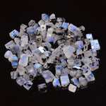 Load image into Gallery viewer, 100 Ct. Dazzling AAA Quality 100% Natural Flashy Blue Rainbow Moonstone Rough Loose Gemstone Lot For Jewelry 6X5 12X9 mm AG-92
