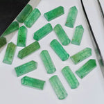 Load image into Gallery viewer, 2,3,4,5,6 pcs100% Natural Green strawberry Faceted Pencil Shape Loose Gemstone,Green strawberry Loose Gemstone, Gemstone for Jewlery 15X6 mm