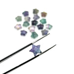 Load image into Gallery viewer, AAA Fluorite Faceted Star Shape Briolettes, Rainbow Fluorite Star Shape Gemstone Beads, Multi Fluorite Star Shape Loose Beads, 10 MM Stars