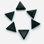 Load image into Gallery viewer, AAA Quality 100% Natural black onyx Triangle Shape Loose Gemstone, Triangle Shape Loose Gemstone, Gemstone For Jewlery,12mm