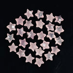 Load image into Gallery viewer, Miniature Stars, Natural Rose Quartz Faceted Carved Star Beads, Star Shape Gemstone for Jewelry, 8 mm Star Shape Briolette's, Star Charms
