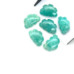 Load image into Gallery viewer, Natural Amazonite Clouds Shape Beads, AAA Amazonite Cloud Shape Stone, Smooth Gemstone For Jewlery 17X12 MM, Hand Carved Clouds, Flat Back