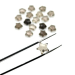 Load image into Gallery viewer, Natural Smokey Quartz Star Shape Briolettes, Hand Carved Faceted Star Shape Beads, Star Gemstone Charms for Jewelry Making, 10 MM Charms