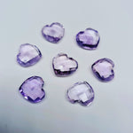 Load image into Gallery viewer, 5,6,7,8,9,10 Pcs 100% Natural Pink Amethyst Heart Shape Faceted Briolettes, hand carved Faceted Gemstone, loose Gemstone For Jewellery 8 mm