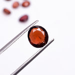 Load image into Gallery viewer, 2 pcs A-one Quality Mozambique Garnet freeform Rosecut, faceted rosecut, gemstone for jewelry, jewelry making rosecut 7X5 9X5 mm