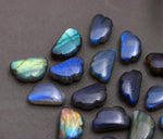 Load image into Gallery viewer, Natural Labradorite Smooth Cloud Briolette's, Flashy Labradorite Cloud Shape Beads, Hand Carved Cloud Charms, Craft Making Beads, 16X10 MM