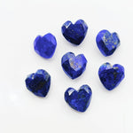 Load image into Gallery viewer, 2,3,4,5 Pcs Natural Pink lapis lazuli Heart Shape Carving, Hand Carved Gemstone, Heart Shape Gemstone, Carved Gemstone, 10 mm