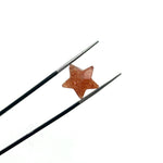 Load image into Gallery viewer, Natural Red Sunstone Star Shape Briolettes, Red Sunstone Carved Faceted Star Charms, Wholesale Loose Beads for Jewelry, 12 MM, Hand Carvings