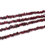 Load image into Gallery viewer, Genuine Garnet Uncut Beads Strand, AAA Garnet Chips Beads for Jewelry Making, 16" Inch Garnet Uncut Chip Beads, Freeform Uncuts