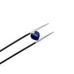 Load image into Gallery viewer, AAA Lapis Lazuli Heart Shape Briolettes, Natural Blue Lapis Smooth Heart Shape Beads, Hand Carved Gemstone, Jewelry Making Loose Charm, 8 MM