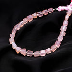Load image into Gallery viewer, Natural Pink Chalcedony Nuggets Shape Beads, Pink Chalcedony Tumble Shape Gemstone Beads, 6X8-7-9MM, 8" Faceted Jewelry Making Loose Beads