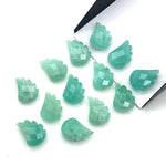 Load image into Gallery viewer, Natural Amazonite Leaf Shape Beads, Amazonite Leaf Shape Briolette's, Faceted Fancy Carvings for Jewelry, 11X15 MM, Wholesale Gemstone Beads