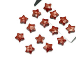 Load image into Gallery viewer, AAA Red Jasper Star Shape Briolette's, Red Jasper Faceted Hand Carved Star Beads, Loose Wholesale Beads, Strength Chakra Healing Beads, 8 MM