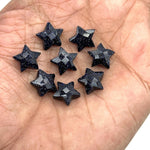 Load image into Gallery viewer, AAA Black Sunstone Star Shape Briolettes, Black Sunstone Carved Faceted Star Charms, Wholesale Loose Beads for Jewelry, 12 MM, Hand Carvings