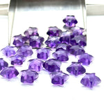 Load image into Gallery viewer, AAA Purple Amethyst Star Shape Briolettes, Natural Amethyst Carved Star Shape Gemstone Beads, Loose Amethyst Star Charms for Jewelry, 10 MM