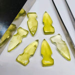 Load image into Gallery viewer, Natural Lemon Quartz Bullet Shape Carving, Lemon Quartz Bullet Shape Gemstone Beads, Hand Carved Loose Gemstone for Jewelry Making, 26X10 MM