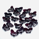 Load image into Gallery viewer, 2,3,4,5,6 100% Natural Red Garnet Butterfly Shape Carving ,Hand carved Butterfly shape Gemstone,carved Gemstone For jewellery Making,12X7mm
