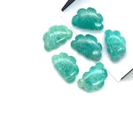 Load image into Gallery viewer, Natural Amazonite Clouds Shape Beads, AAA Amazonite Cloud Shape Stone, Smooth Gemstone For Jewlery 17X12 MM, Hand Carved Clouds, Flat Back