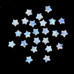 Load image into Gallery viewer, Superb Natural Rainbow Moonstone Star Shape Briolette's, Carved Smooth Star Shape Gemstone, 8 MM Star Shape Charms, Flashy Gemstone Crystals