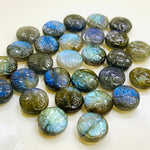 Load image into Gallery viewer, 100% Natural Labradorite Fancy Shape Carved Gemstone, Loose Gemstone, Fancy Shape Gemstone For Jewellery, Carved Gemstone 11 mm