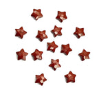 Load image into Gallery viewer, AAA Red Jasper Star Shape Briolette's, Red Jasper Faceted Hand Carved Star Beads, Loose Wholesale Beads, Strength Chakra Healing Beads, 8 MM
