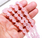 Load image into Gallery viewer, Natural Rose Quartz Plain Tumble Beads, AAA Rose Quartz Nuggets Shape Beads, 8" Fancy Wholesale Jewelry Beads, Smooth Tumble Pink Beads